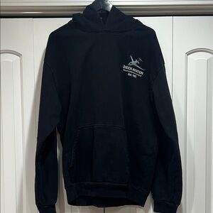 Talentless Black Hoodie with Logo